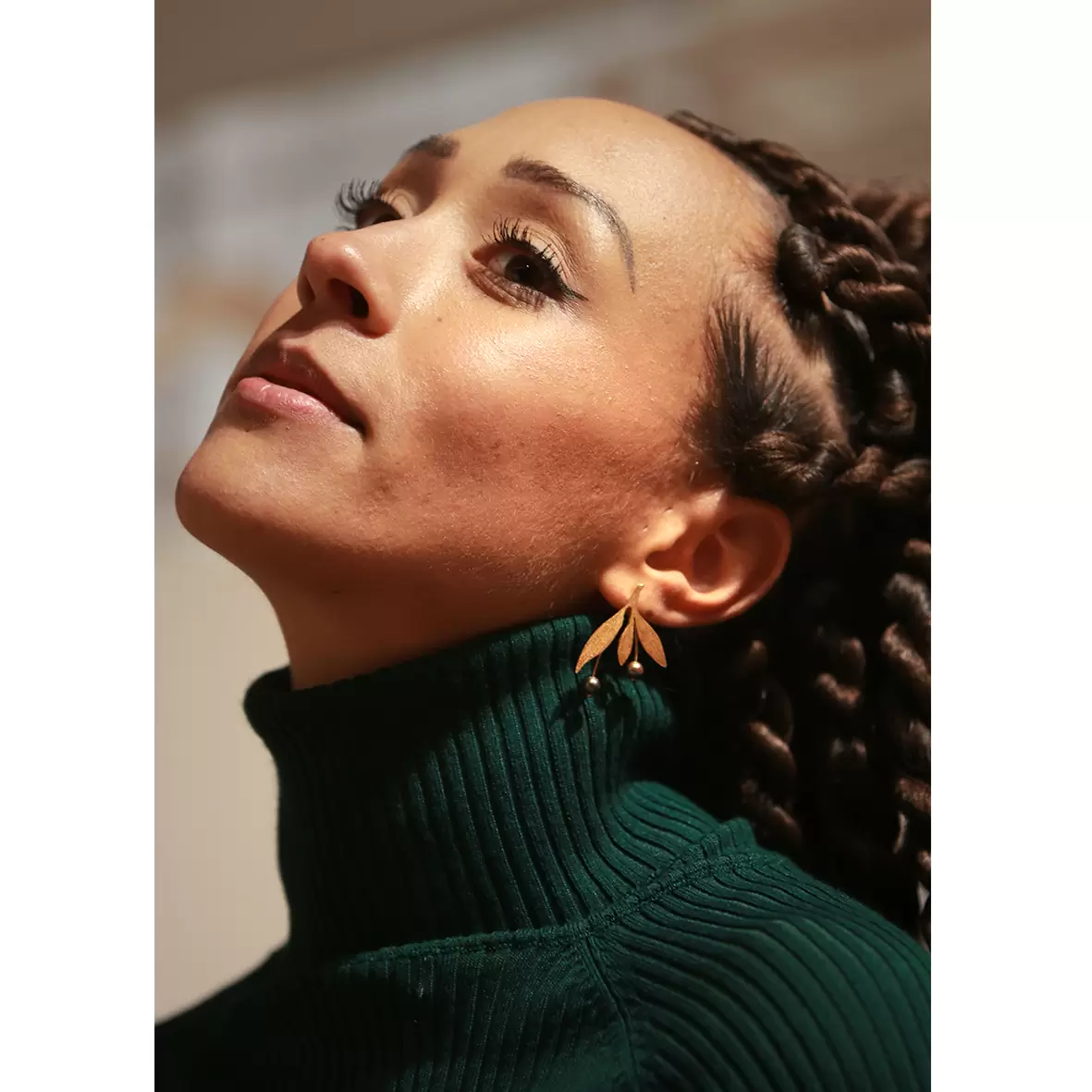 KIM JUDE Rameaux boucles d'oreilles fait main légères