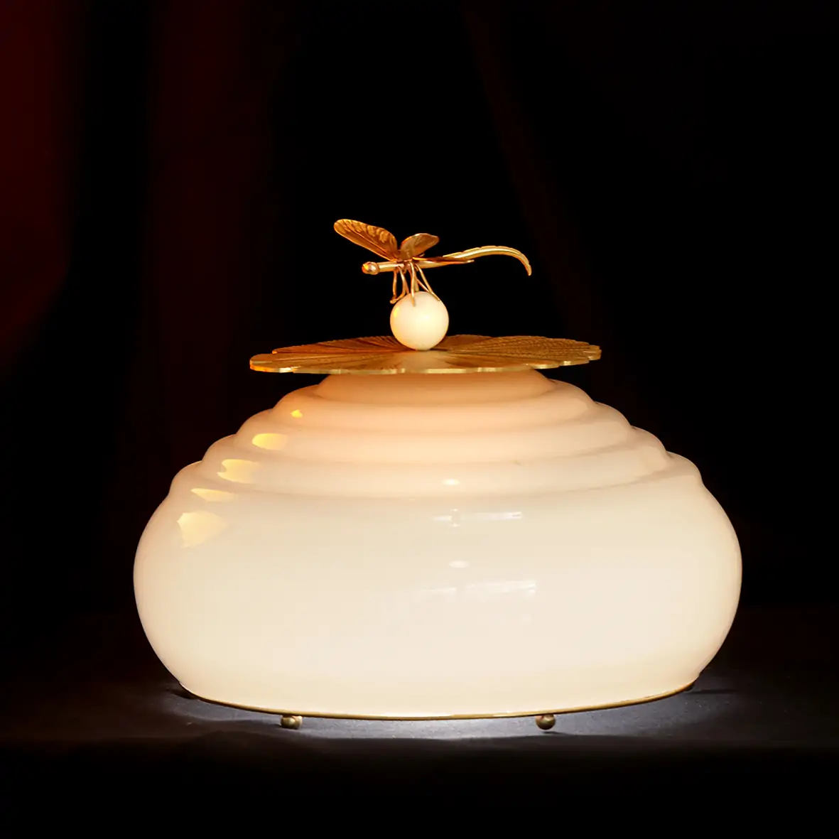 KIM JUDE Microcosmos lampe artisanale upcyclée