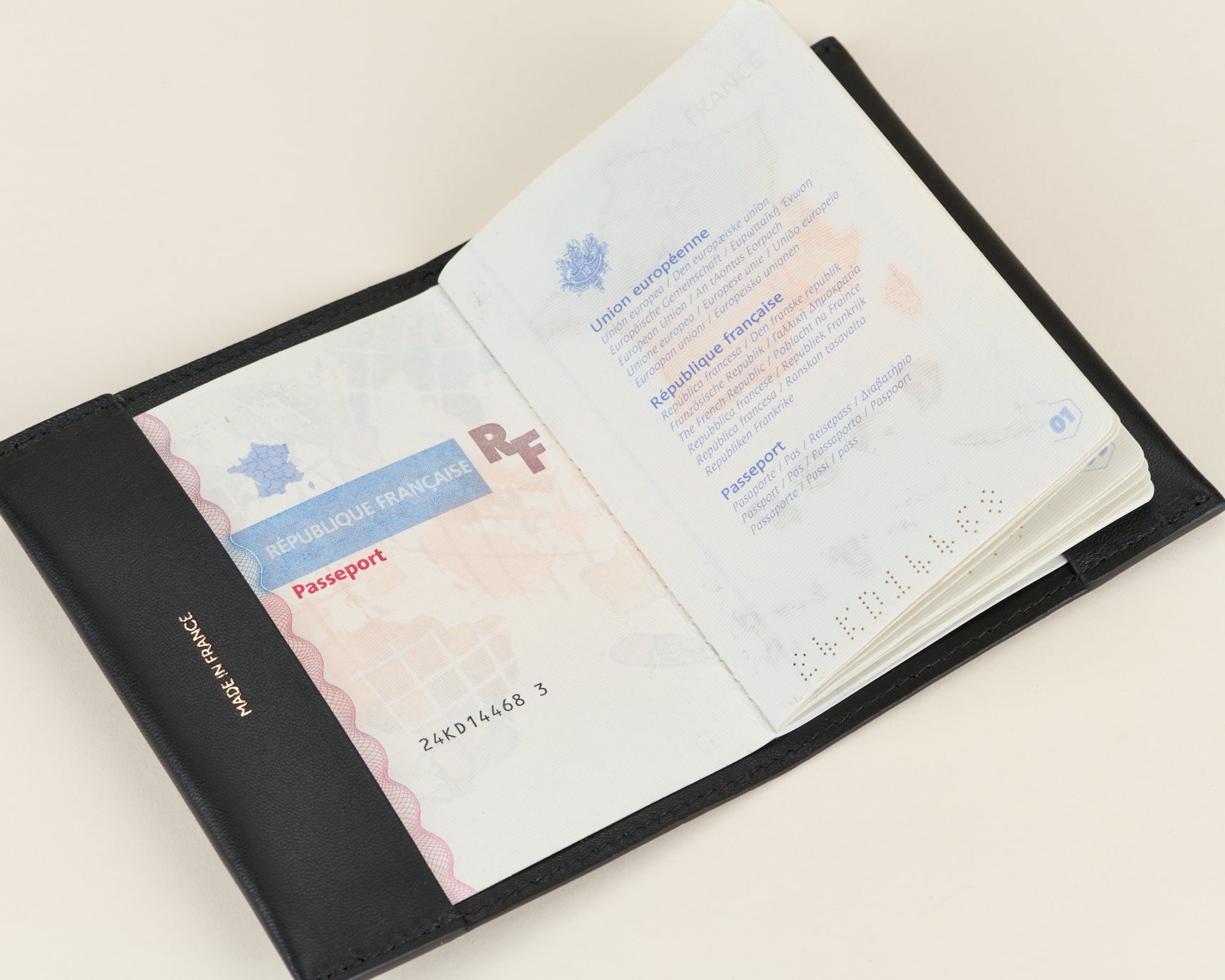 Idoine Porte-Passeports Arabica étui voyage cuir agneau