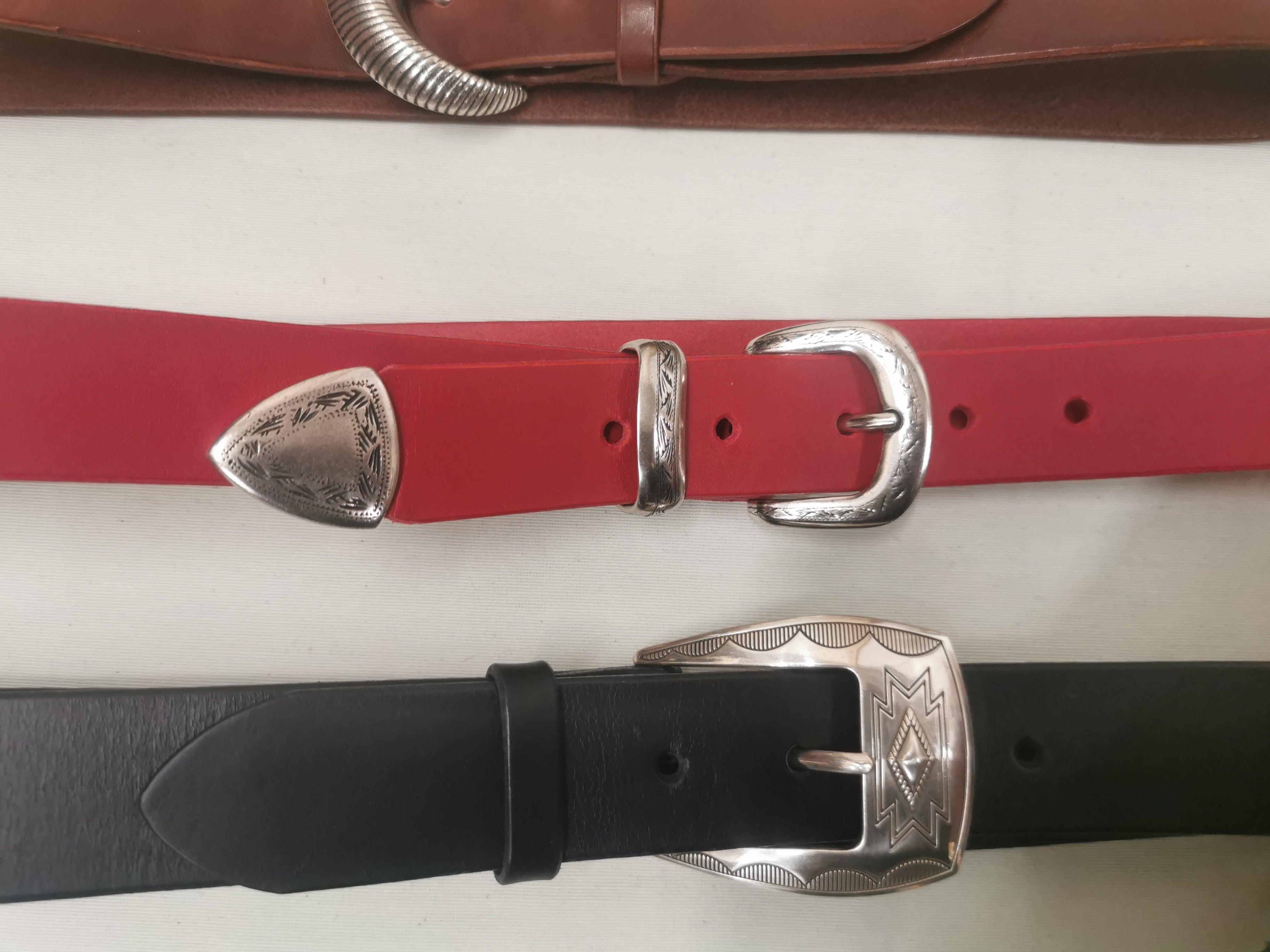 Fleur d’Orage Mexicain ceinture cuir Grand Mexicain 35 mm