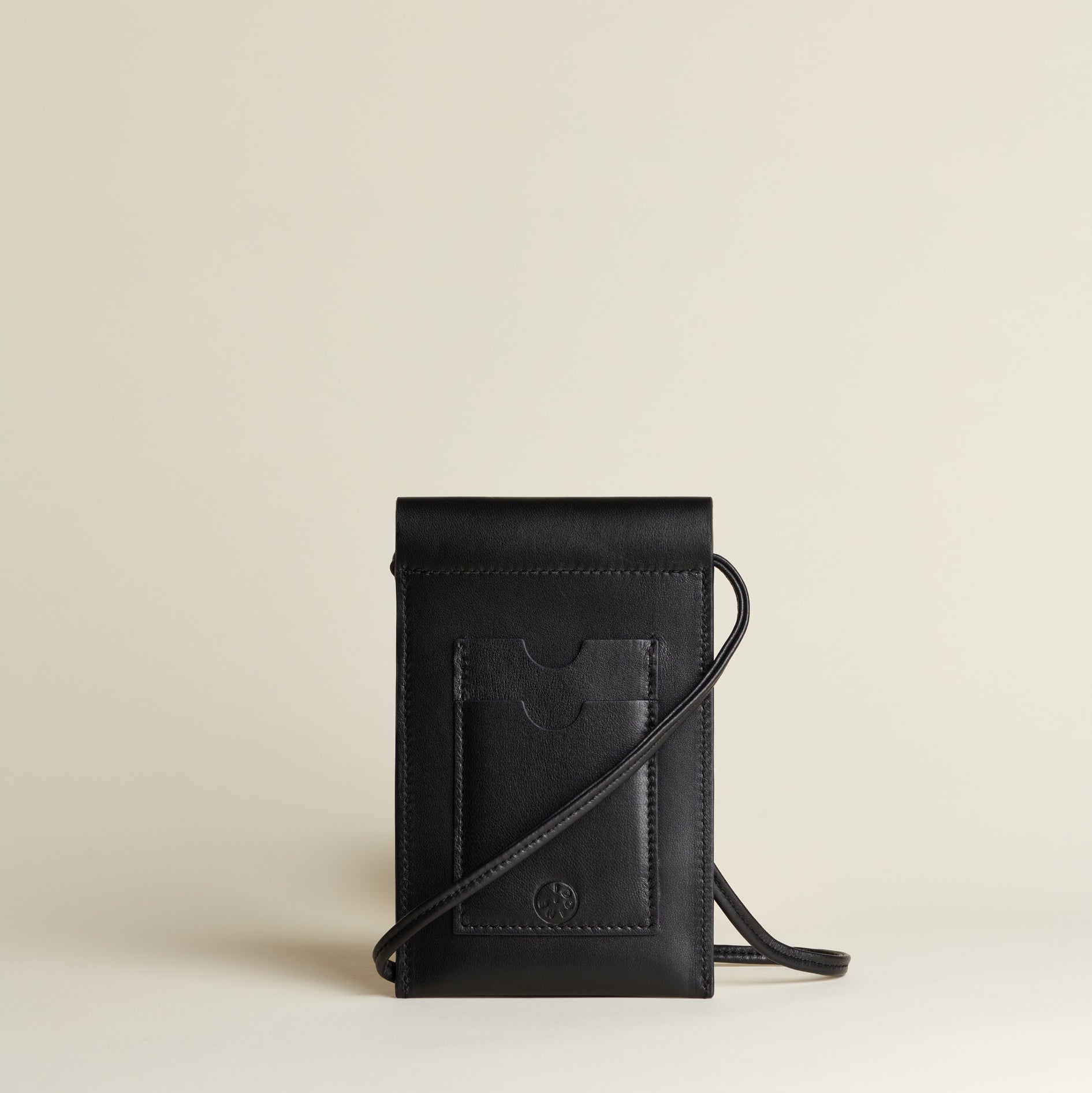Idoine Arabica pochette smartphone cuir agneau sans initiales