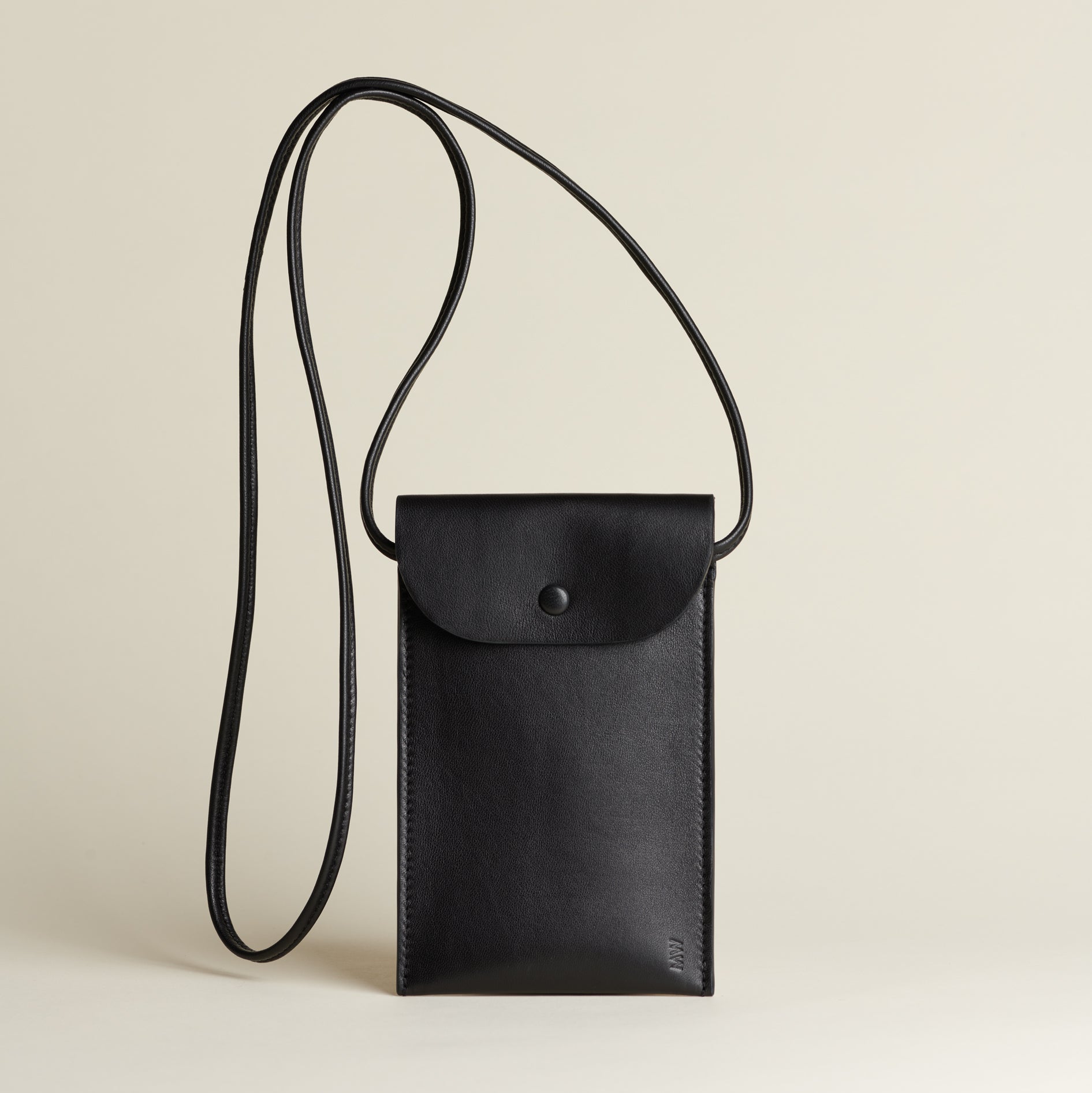 Idoine Arabica pochette smartphone cuir agneau sans initiales