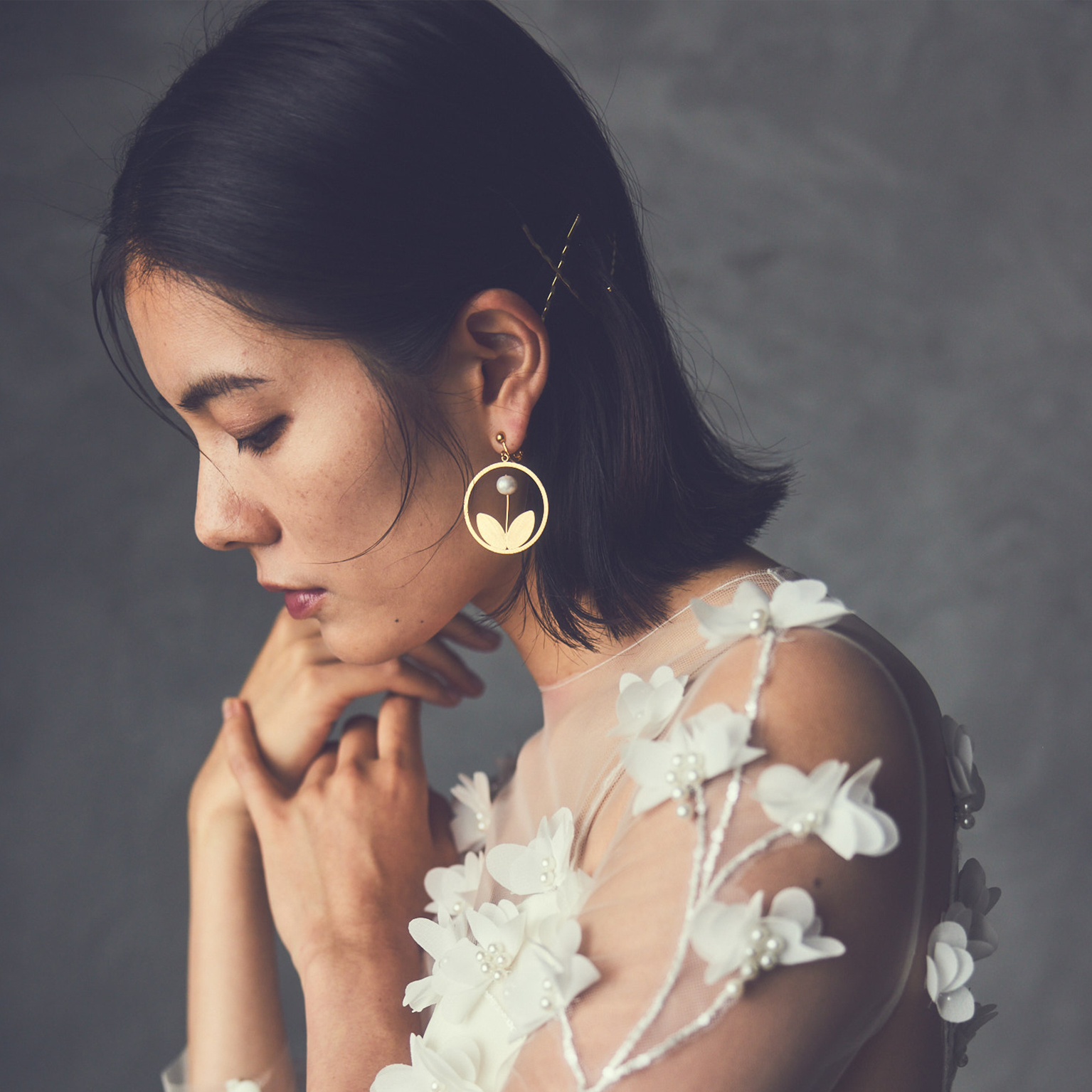 KIM JUDE Boucles Herbier boucles d’oreilles légères