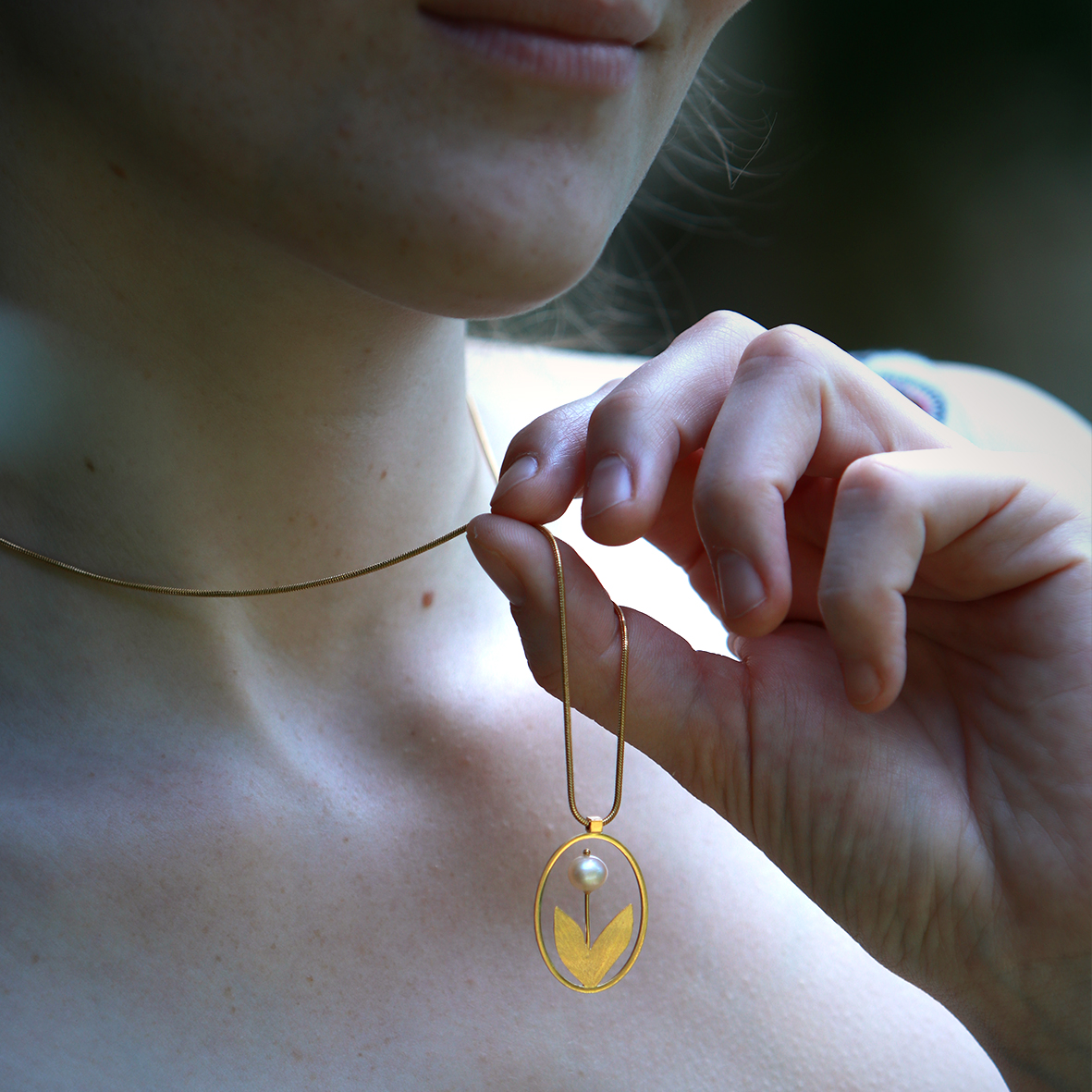 KIM JUDE Tulipe collier fantaisie léger