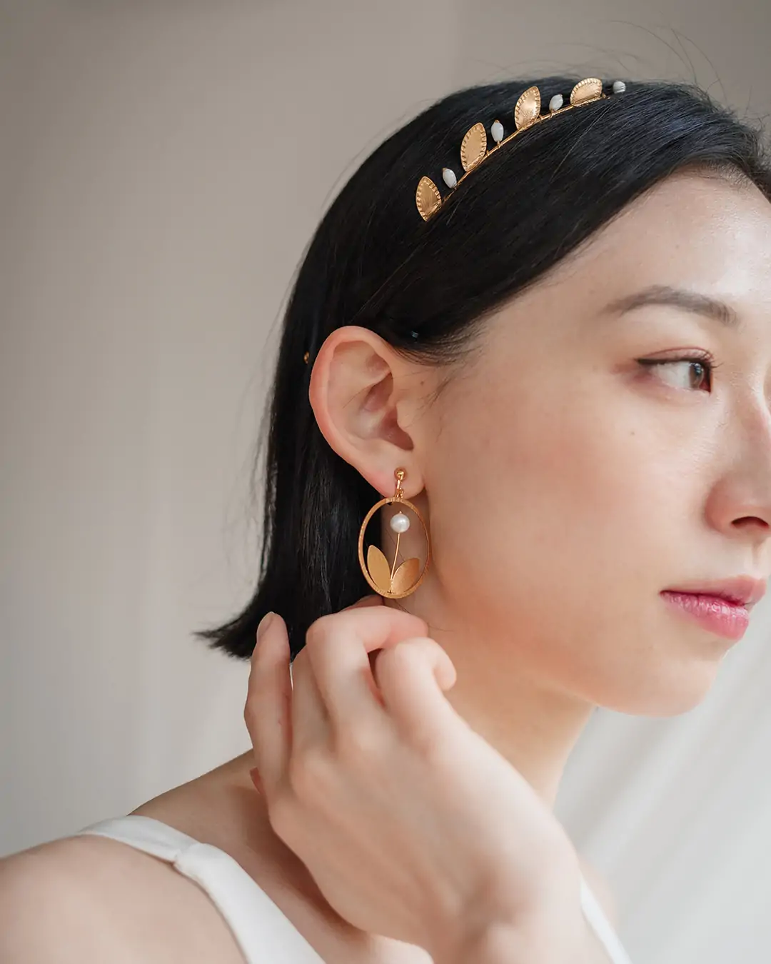KIM JUDE Boucles Herbier boucles d’oreilles légères