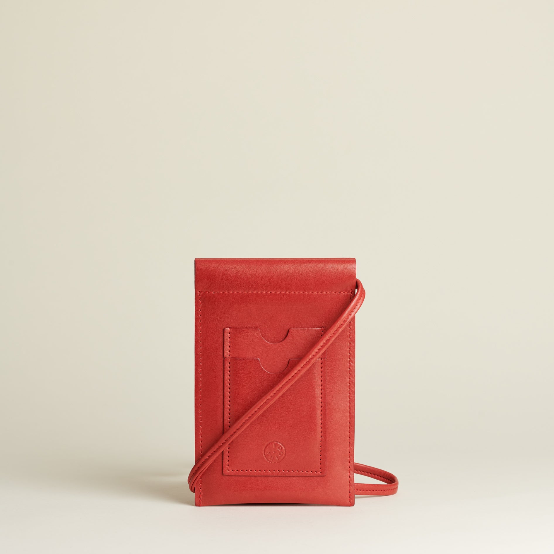 Idoine Pochettes Korail Smartphone Agneau Rouge