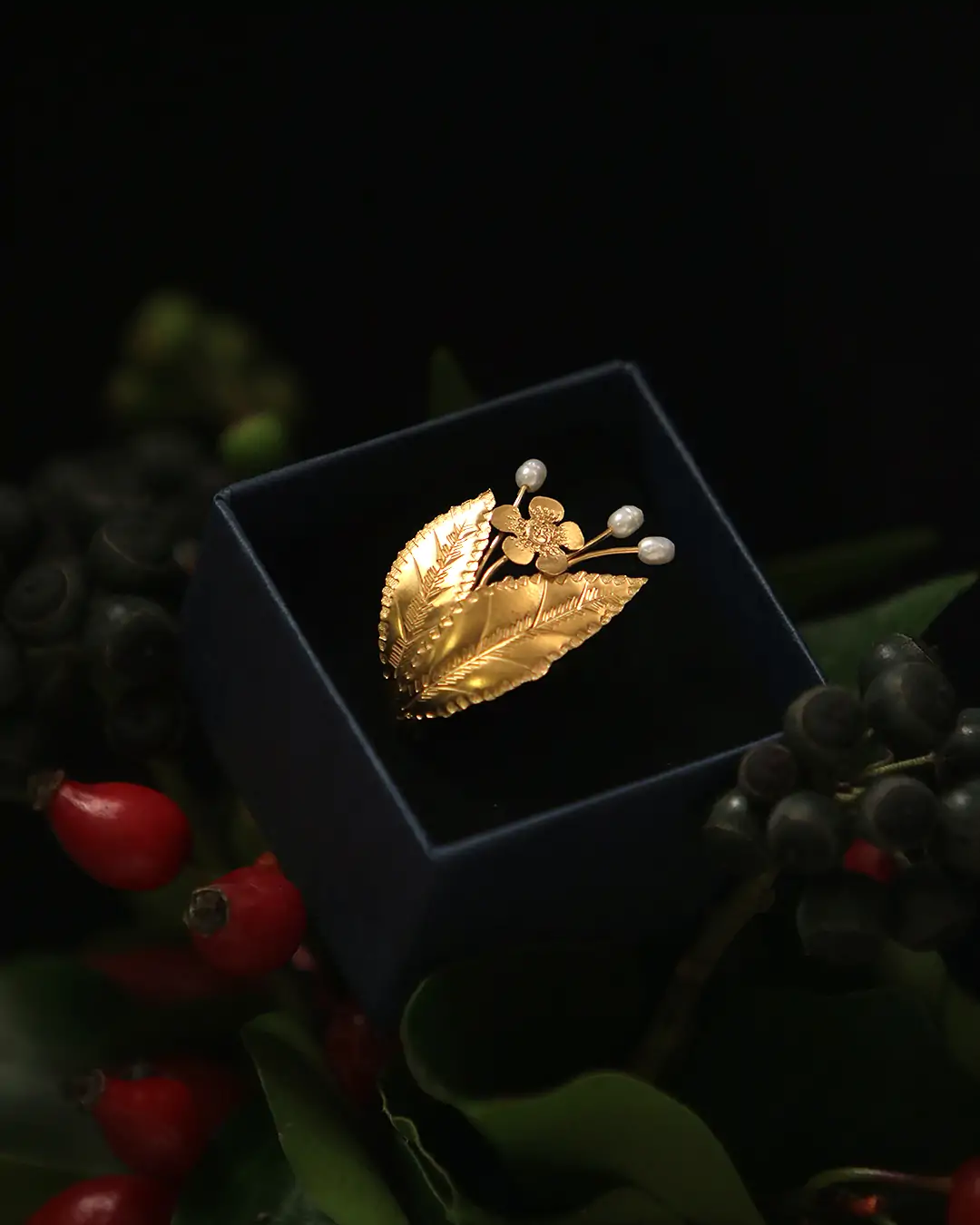 KIM JUDE Rosa Canina bague fait main à offrir