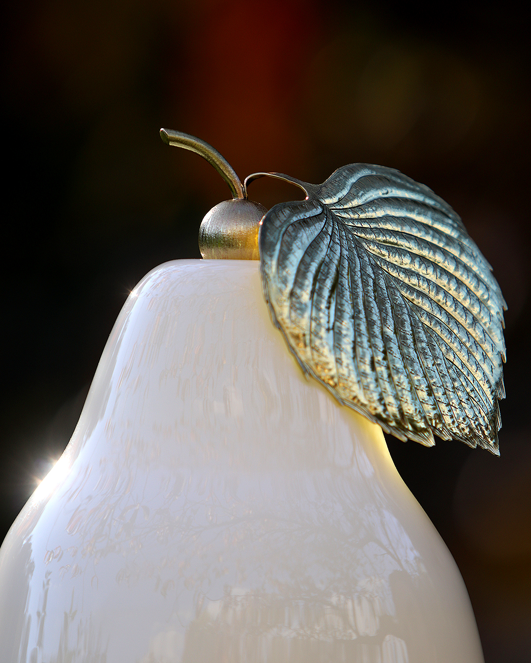 KIM JUDE Botanica Piétra lampe fleur verre unique