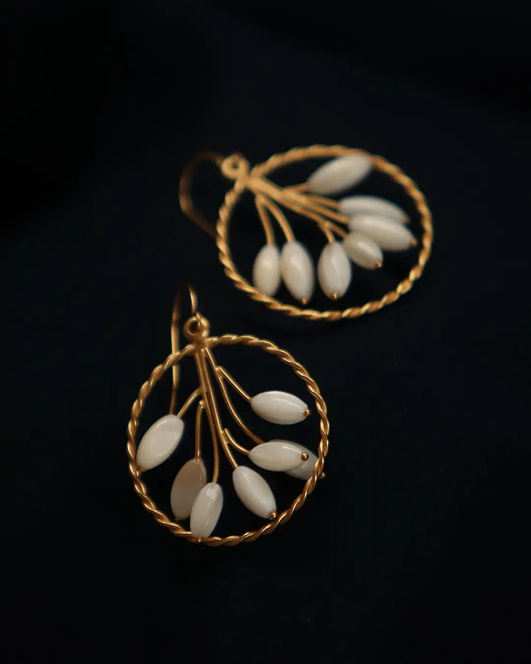 KIM JUDE Wisteria boucles d'oreilles fantaisie