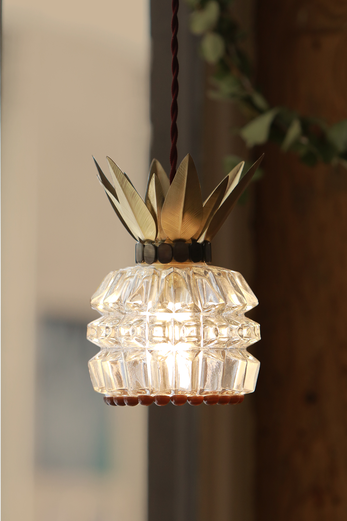 KIM JUDE Baladeuse Botanica Ananas lampe LED