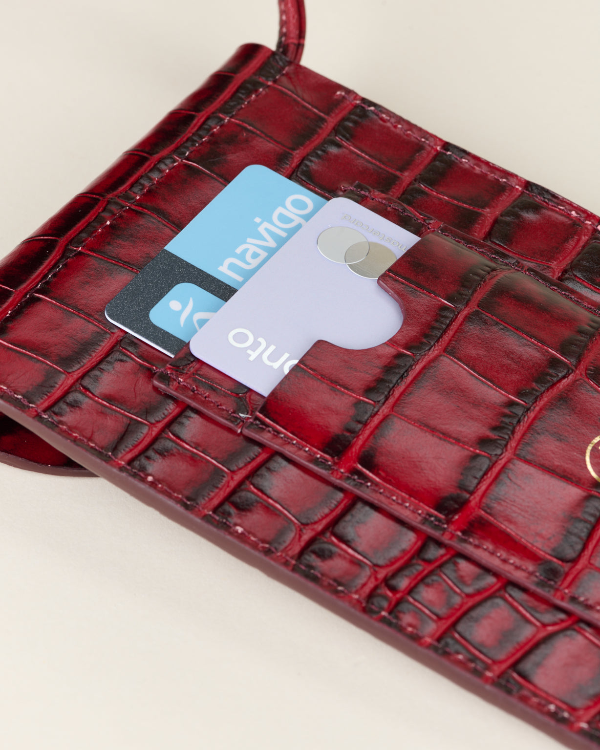 Idoine Pochettes Atelier Croco pochette smartphone cuir