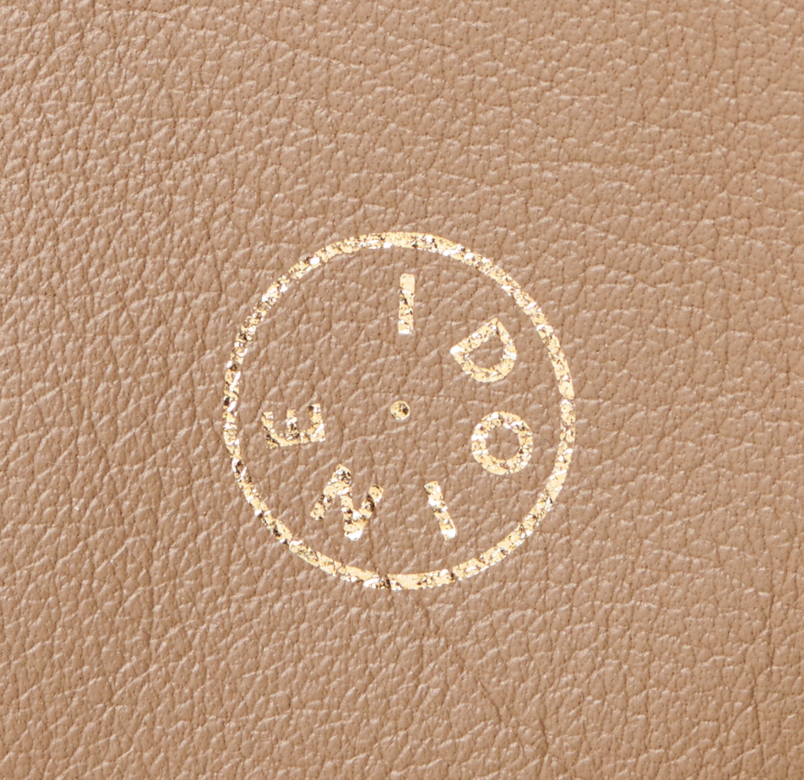 Idoine Soie de Cuir cabas cuir poudre sans initiales
