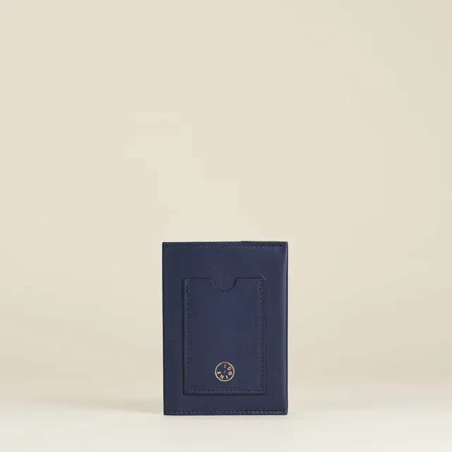 Idoine Porte-Passeports Bleu porte-passeport cuir doublé
