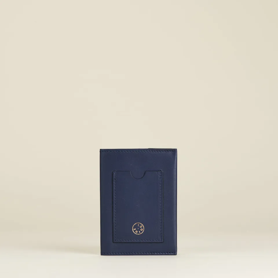 Idoine Porte-Passeports Bleu porte-passeport cuir doublé
