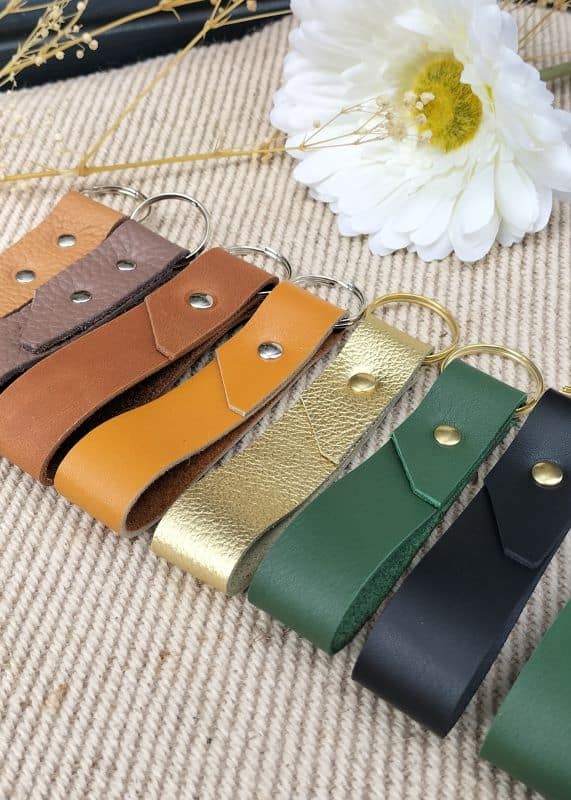 Camille Guiraud Accessoires porte-clés lien cuir anneau