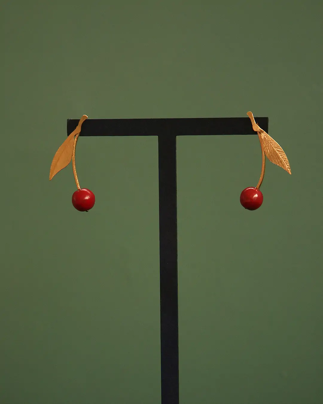 KIM JUDE Cerises boucles d'oreilles légères