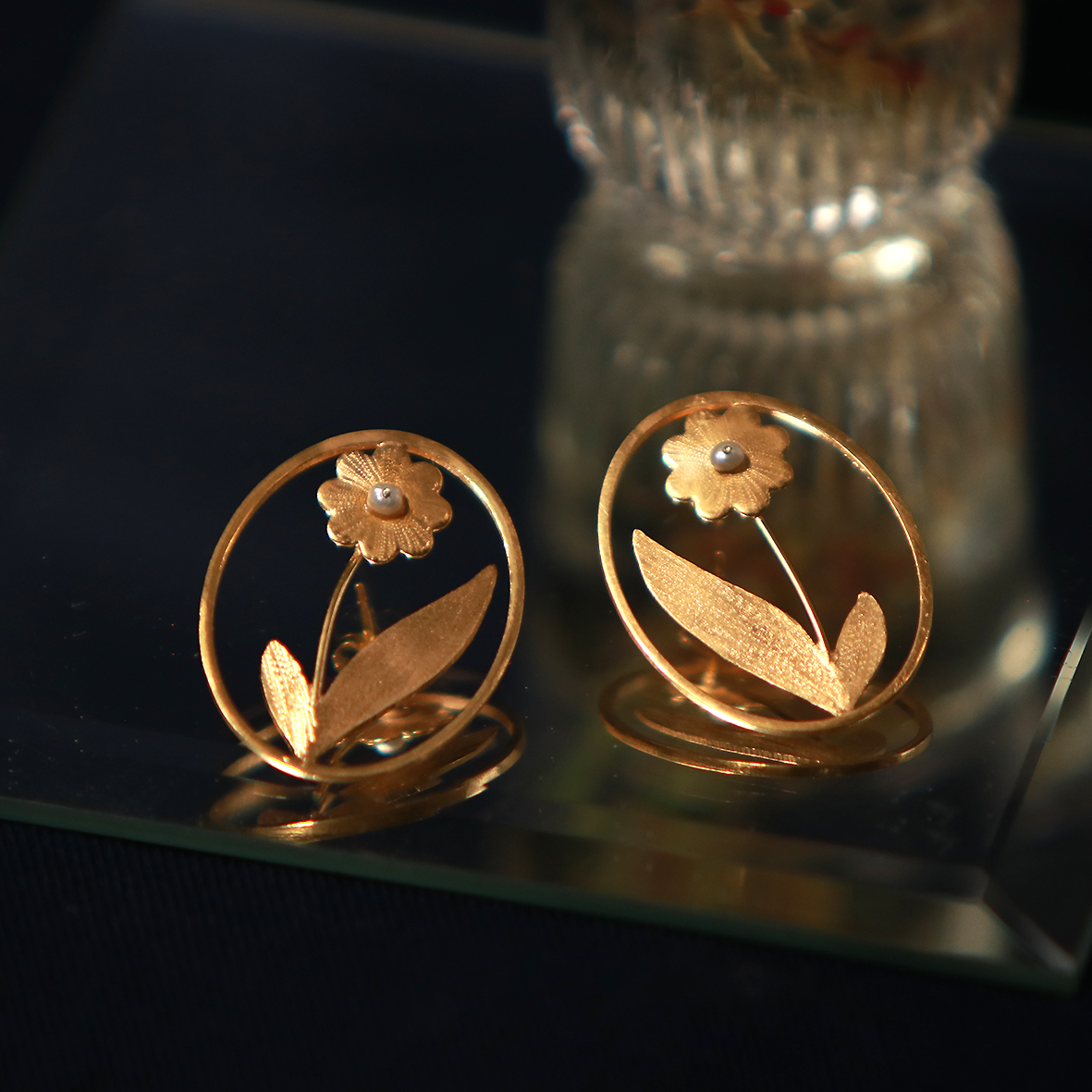 KIM JUDE Boucles Fleurettes boucles d’oreilles fleurs