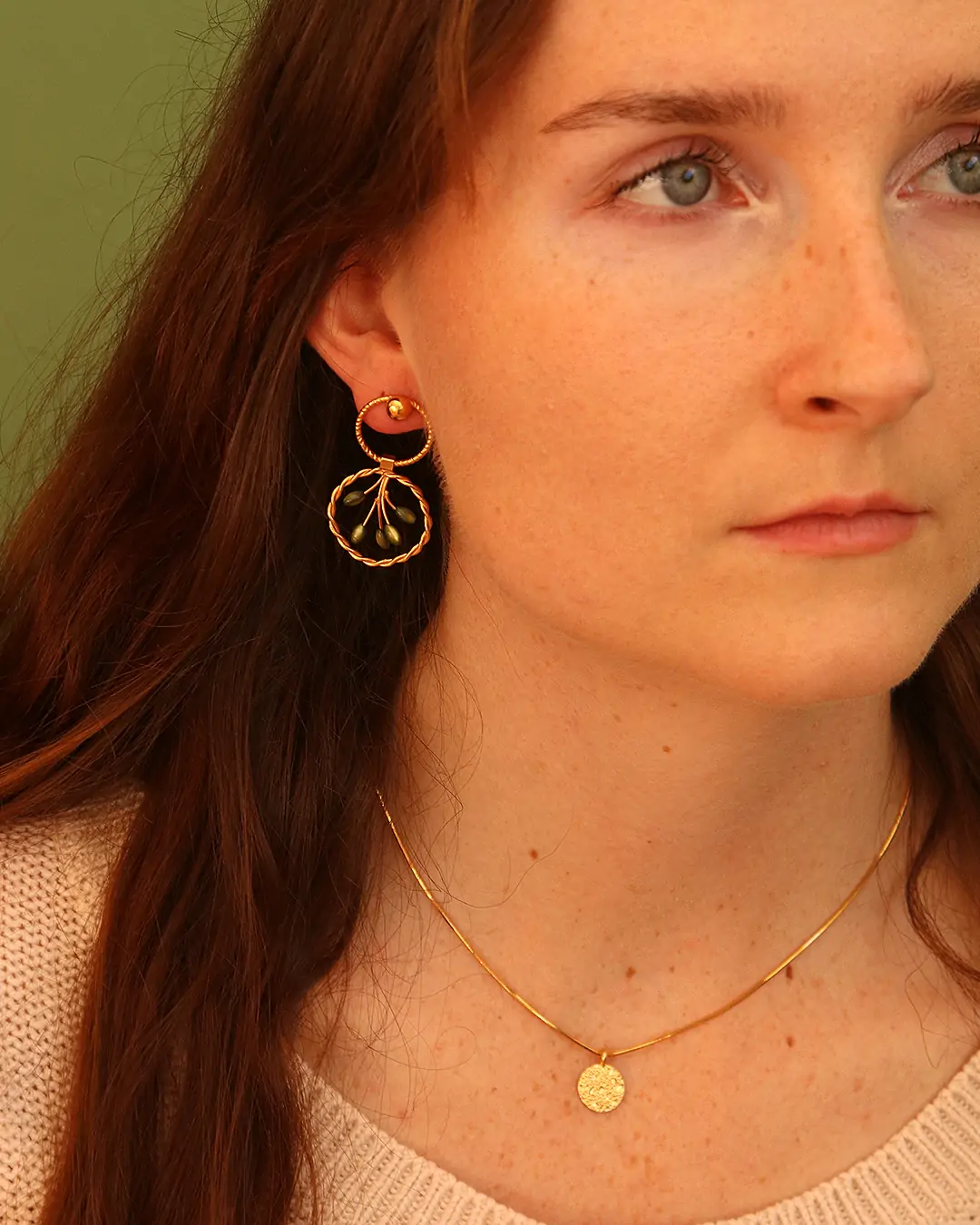 KIM JUDE Boucles Orphée boucles d’oreilles fait main