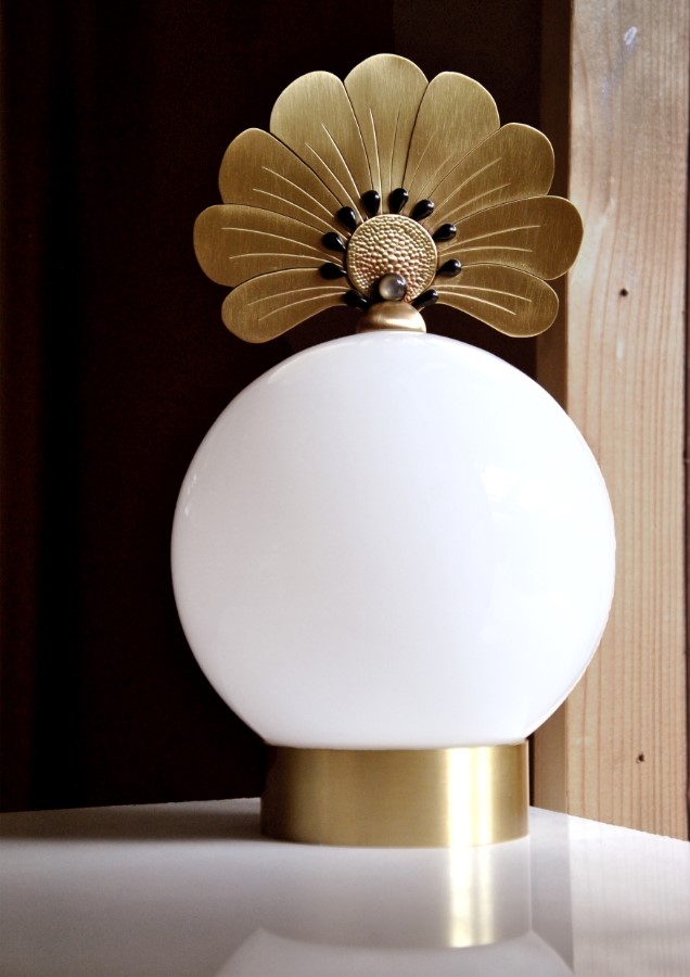 KIM JUDE Botanica Anemona lampe fleur pièce unique