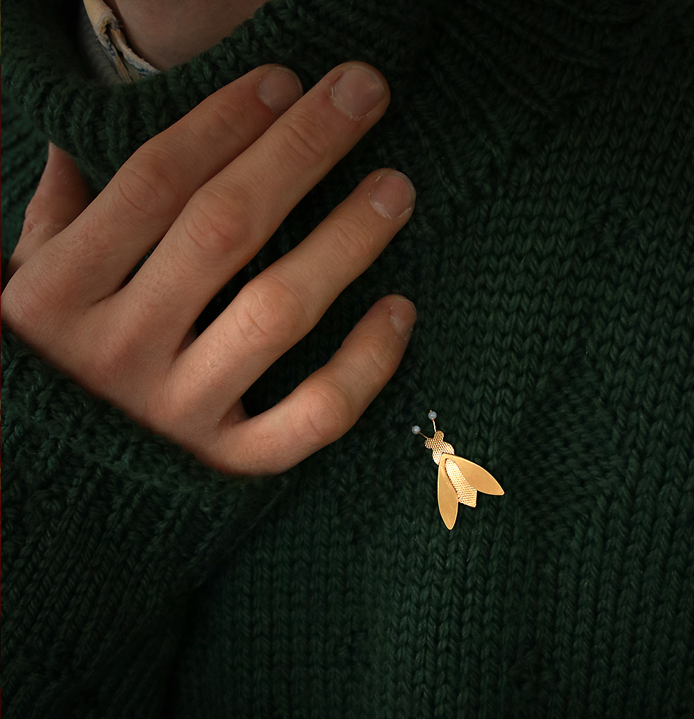 KIM JUDE Fly broche fantaisie légère femme