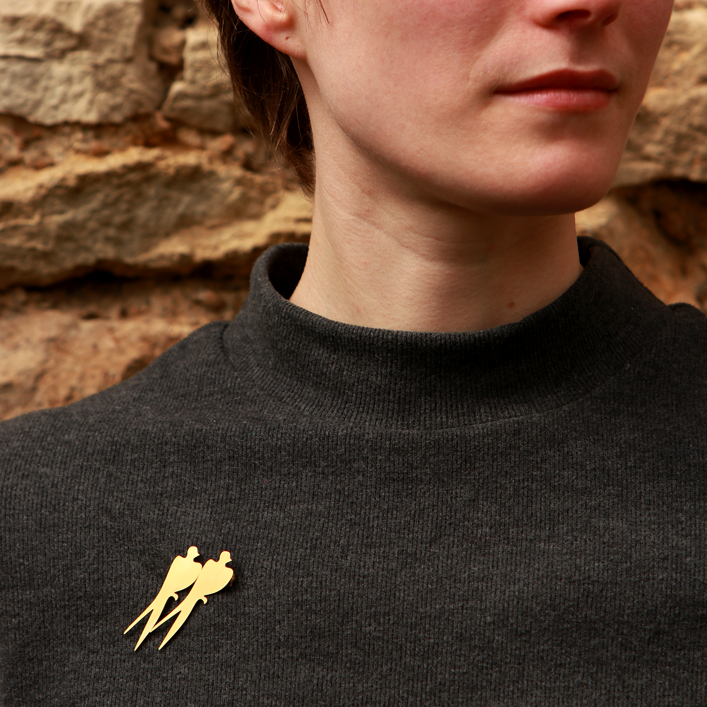 KIM JUDE Broche Demoiselles broche Anima fait main