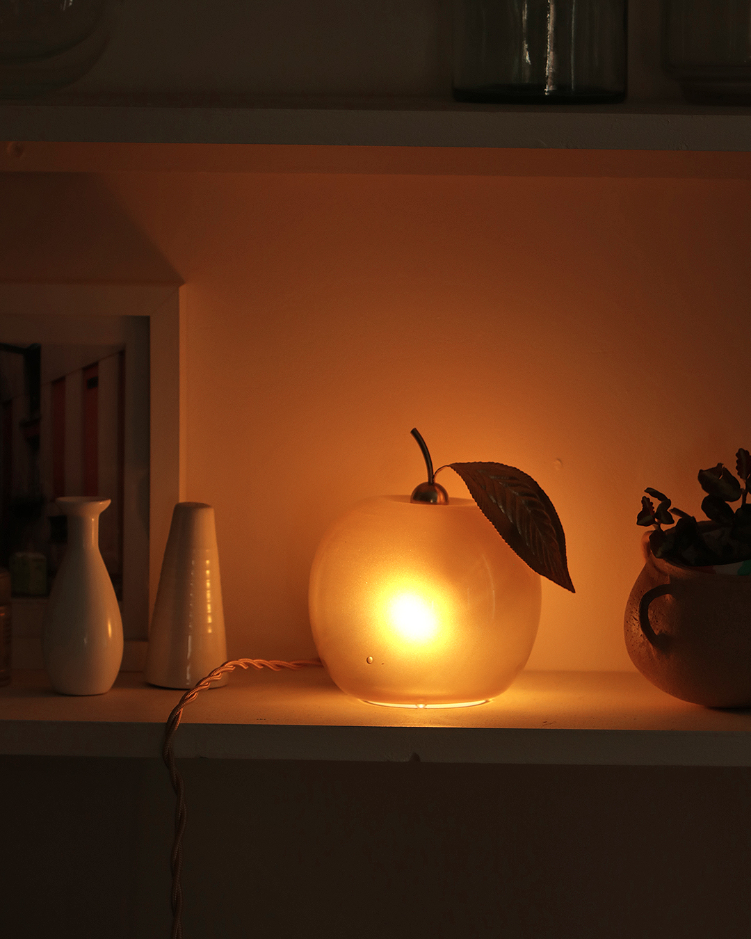 KIM JUDE Botanica Méla lampe verre fait main