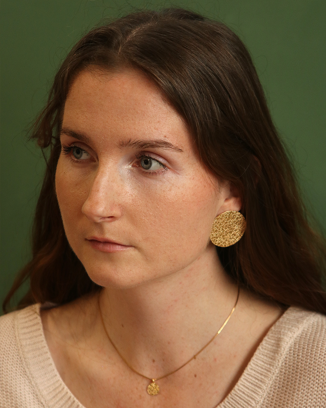 KIM JUDE FullMoon boucles d’oreilles grand modèle