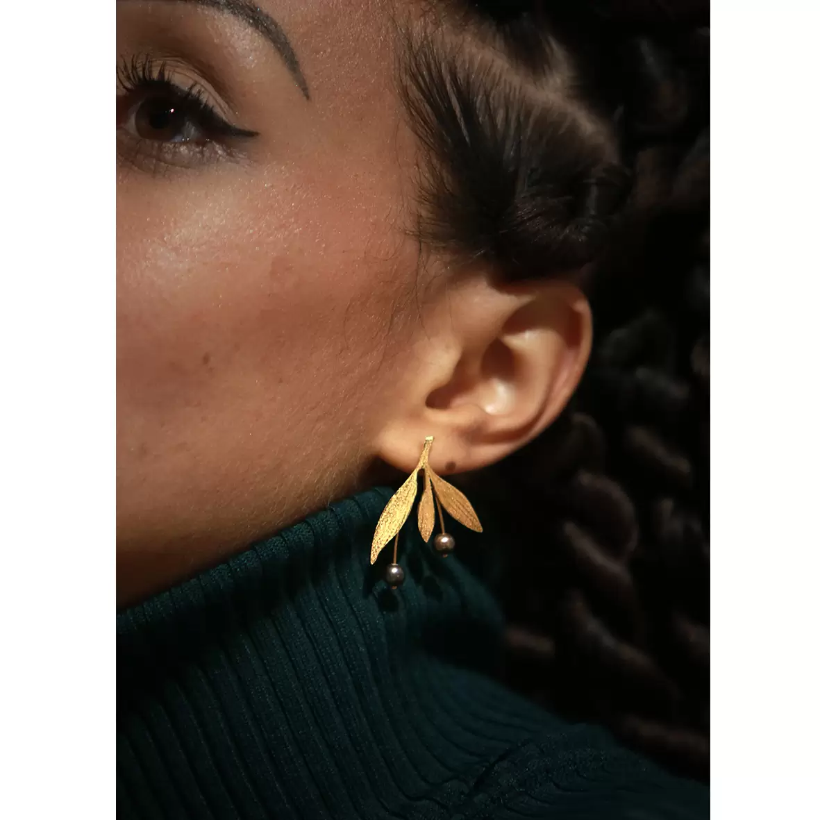KIM JUDE Rameaux boucles d'oreilles fait main légères