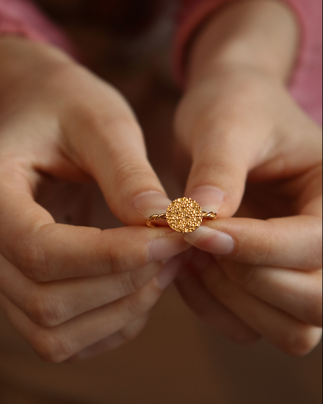 KIM JUDE Bague FullMoon bague femme légère à offrir