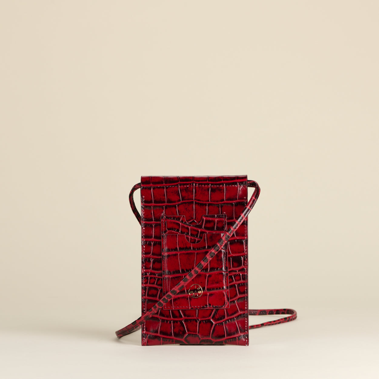 Idoine Pochettes Atelier Croco pochette smartphone cuir