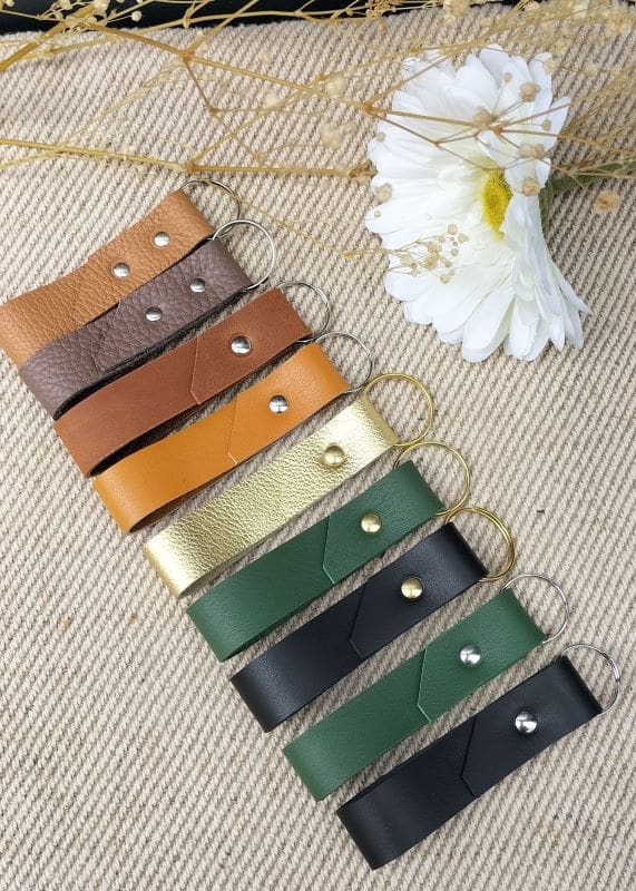 Camille Guiraud Accessoires porte-clés lien cuir anneau