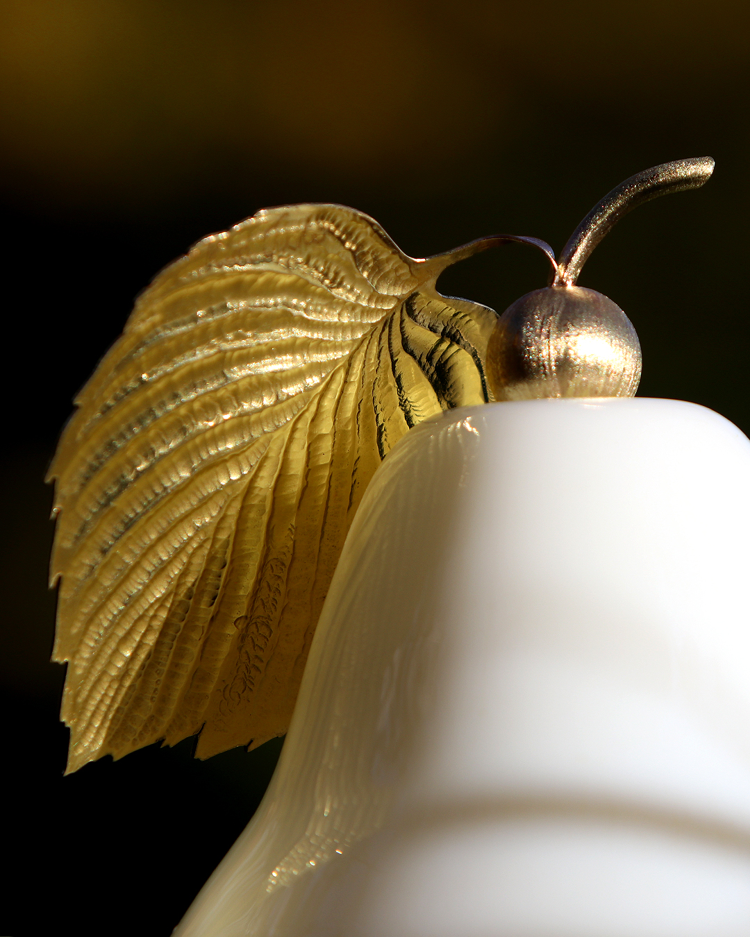KIM JUDE Botanica Piétra lampe fleur verre unique
