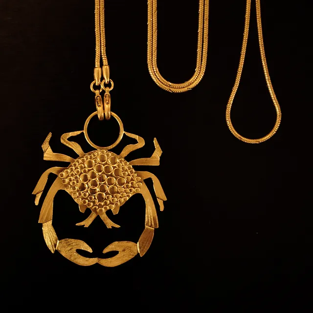 KIM JUDE Collier Crabe collier fantaisie fait main
