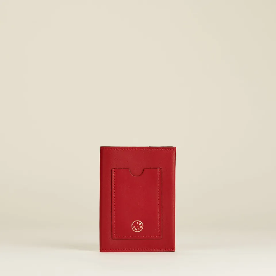 Idoine Porte-Passeports Rouge baiser porte-passeport cuir