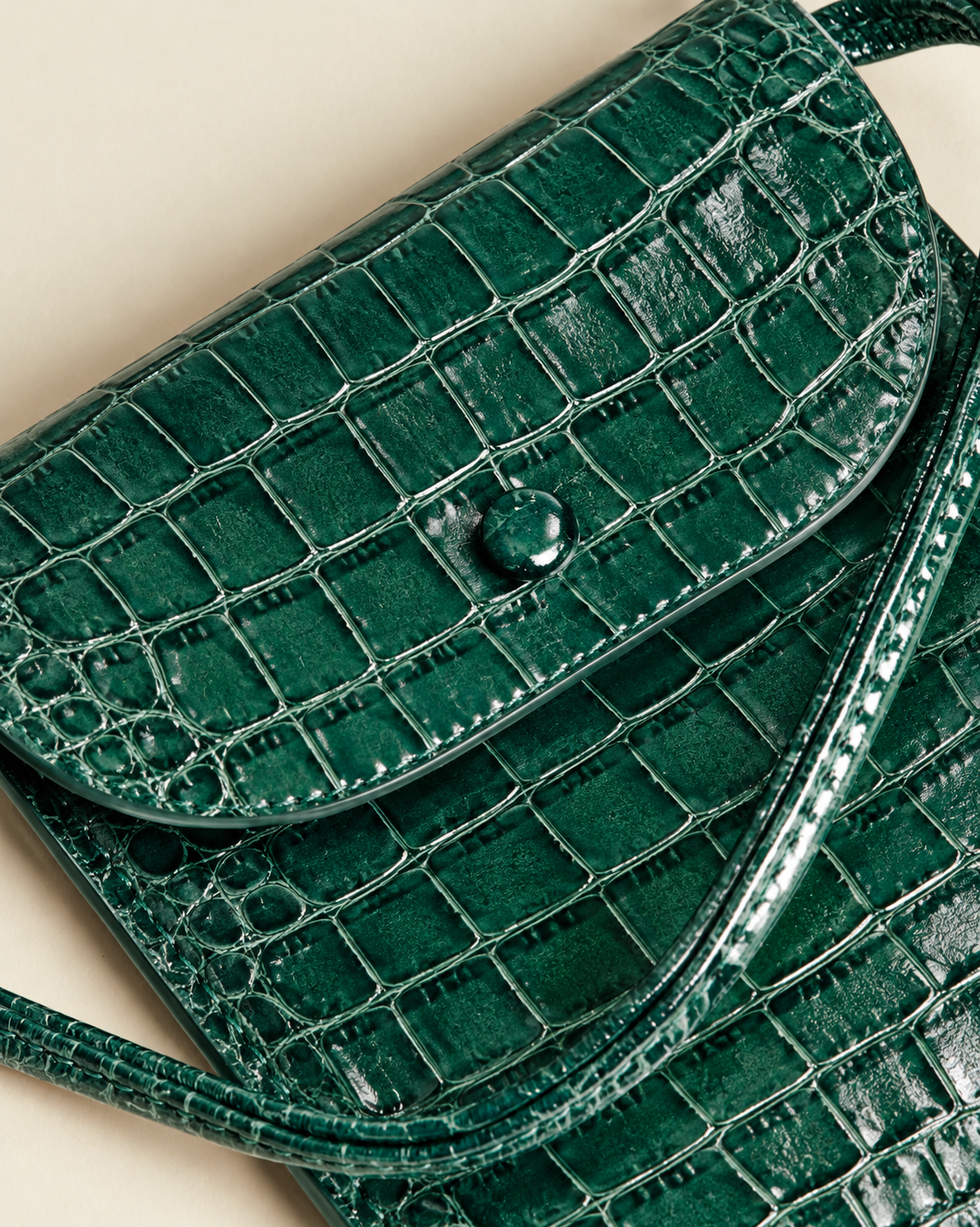 Idoine Editions Atelier Lagon pochette smartphone cuir croco 2 ex
