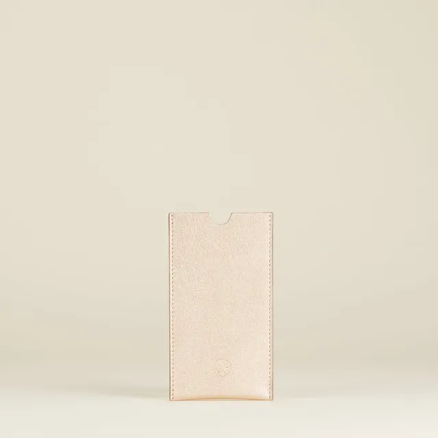 Idoine Soir de lune étui à lunettes cuir sans initiales