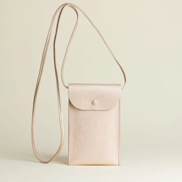 Idoine Soir de Lune pochette smartphone cuir agneau sans initiales