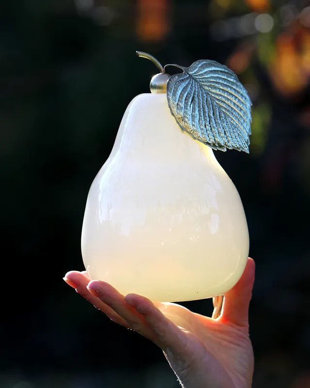 KIM JUDE Botanica Piétra lampe fleur verre unique
