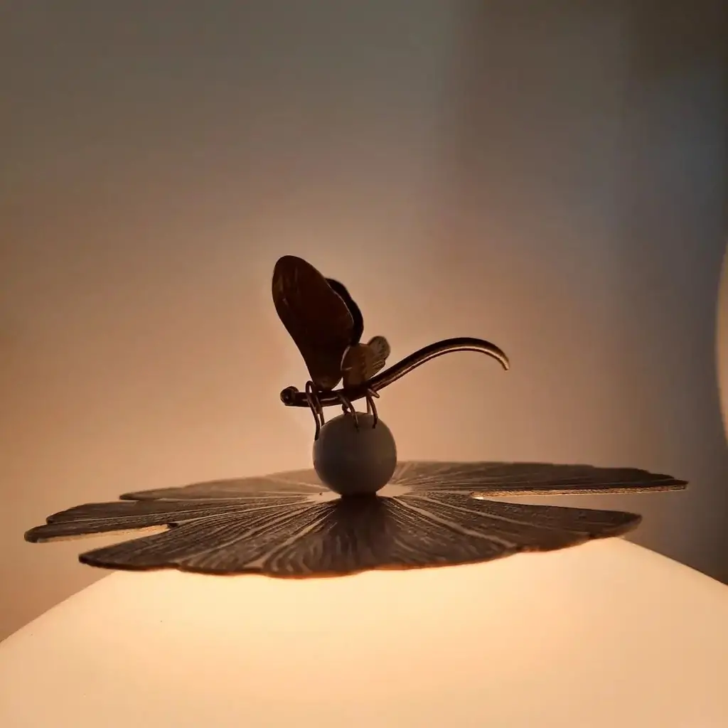 KIM JUDE Microcosmos lampe artisanale upcyclée