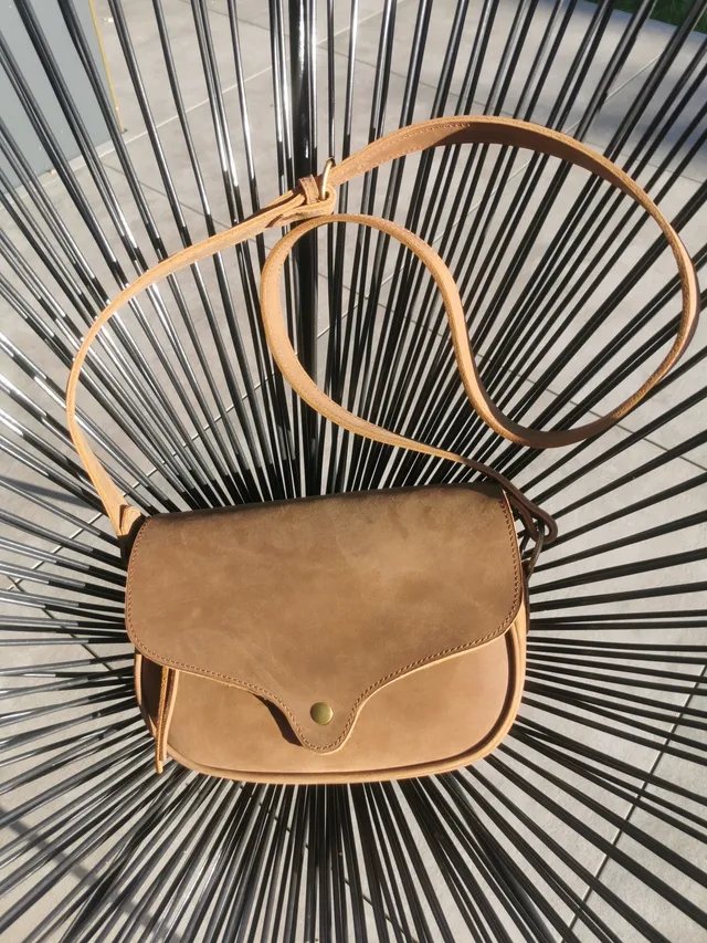 Fleur d’Orage Orage sac à main nubuck café végétal