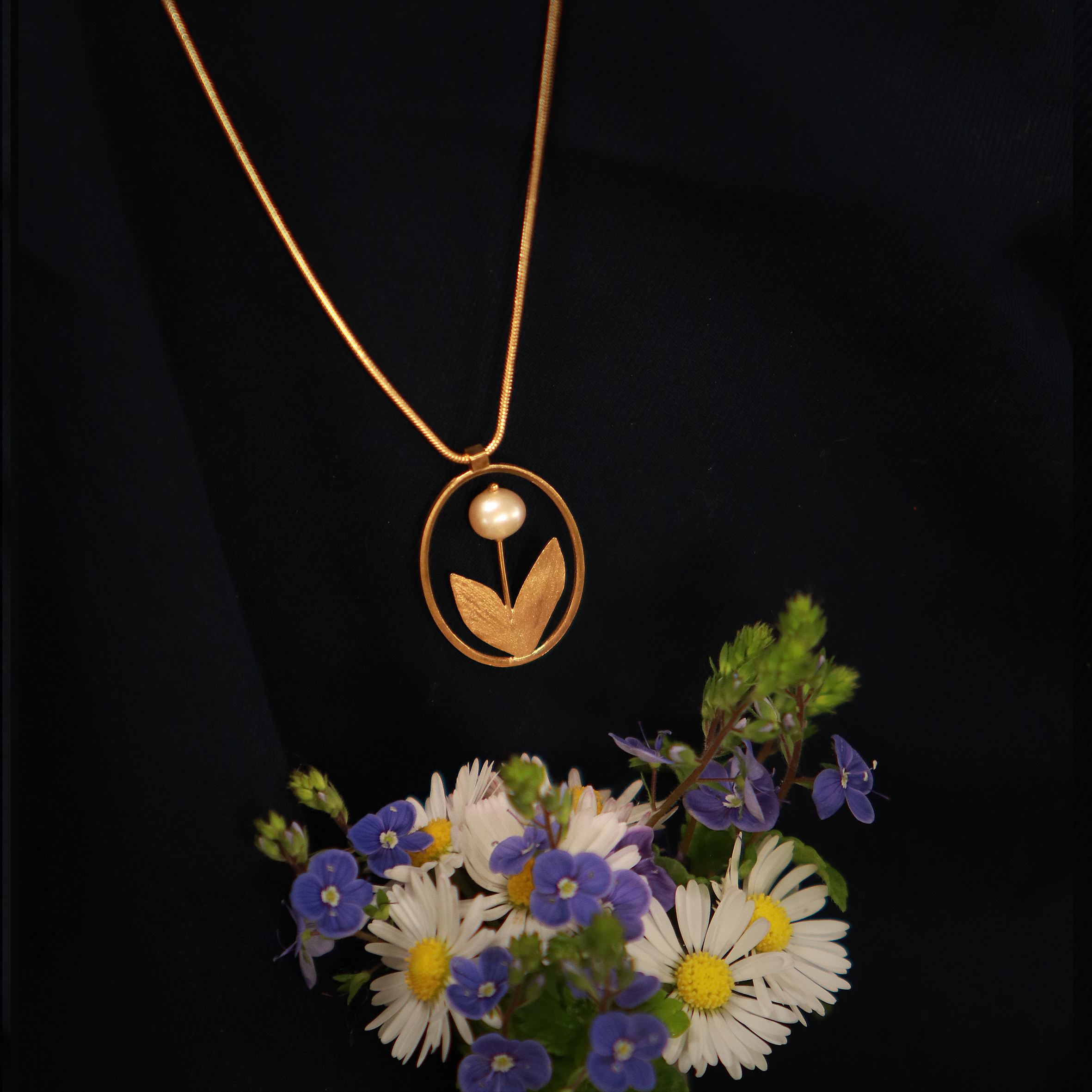 KIM JUDE Tulipe collier fantaisie léger