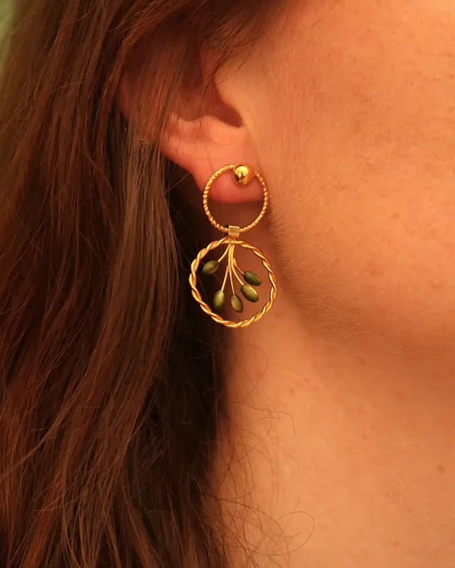 KIM JUDE Boucles Orphée boucles d’oreilles fait main