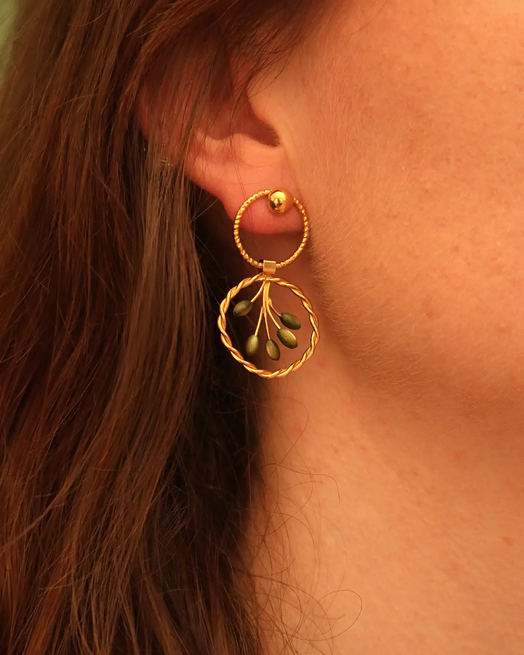KIM JUDE Boucles Orphée boucles d’oreilles fait main