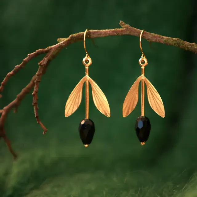 KIM JUDE Boucles Reines de la Nuit boucles d’oreilles